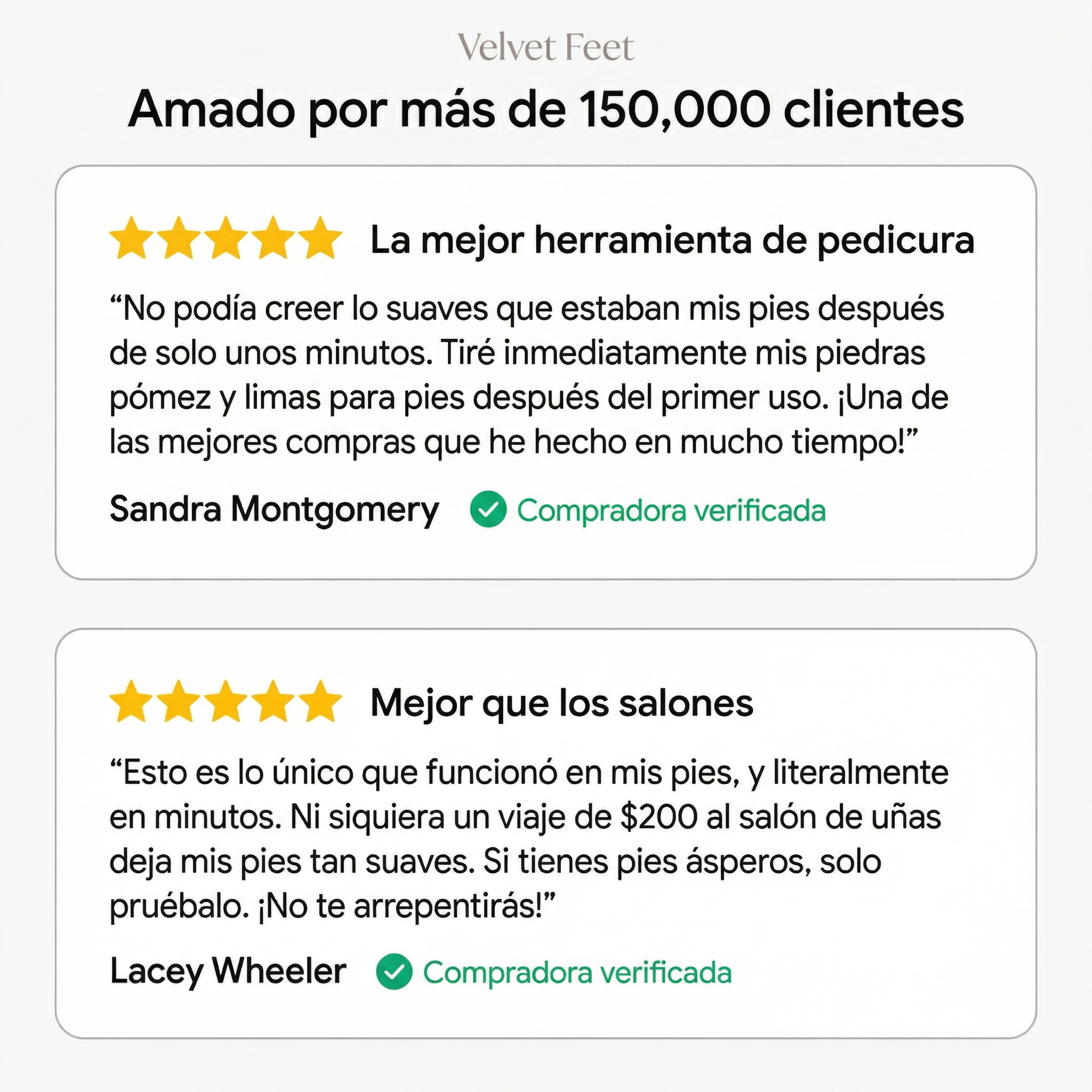 VelvetFeet - Salon-Smooth Feet, At Home